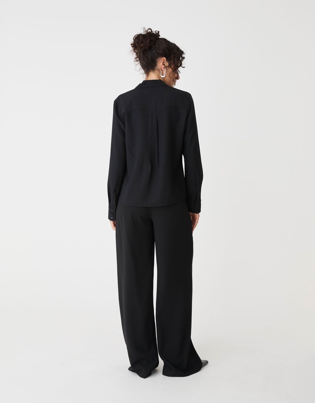 Forcast - Claudia Pleat Neck Blouse