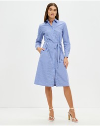 Farage - Olvia Double Stripe Shirt Dress