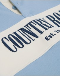 Country Road - Organically Grown Cotton Logo Rugby T-shirt