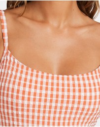 Billabong - Womens Wave Check Mia One Piece Swimsuit