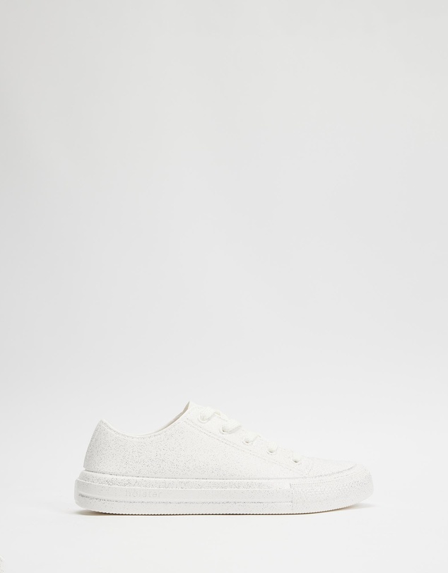 Holster - Connie EVA Sneakers - White Glitter - Unisex