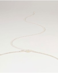 Lovisa - Silver Diamante Cupchain Waist Chain
