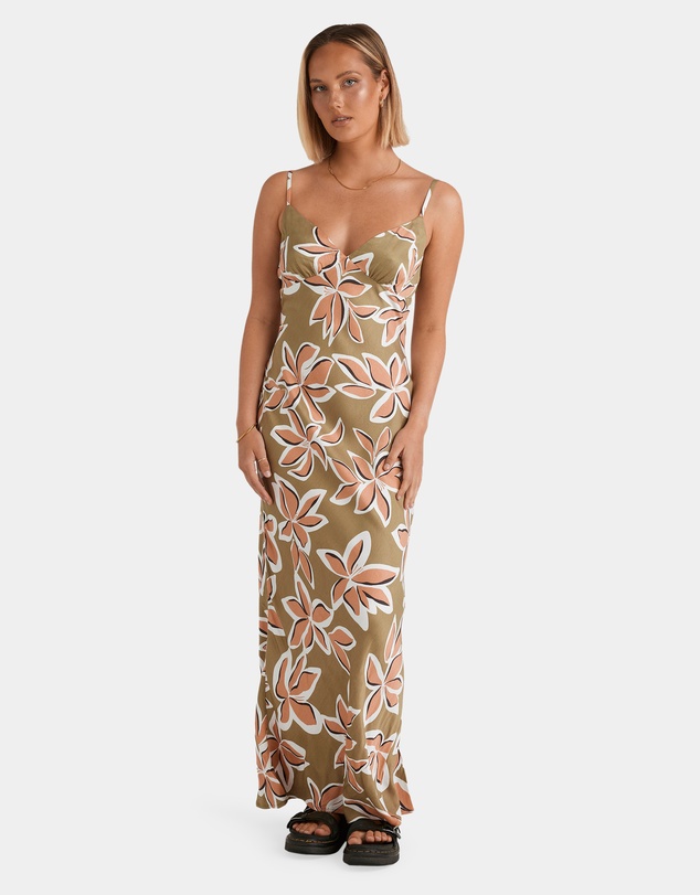 Volcom - Womens Psychonic Slippy Maxi Dress