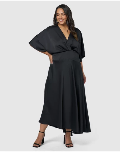 Pink Dusk by Curve Project - My Boo Midi Dress