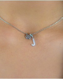 Georgini - Georgini Luxury Letters J Initial Pendant Silver