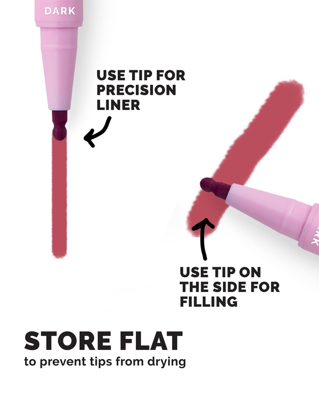 The Quick Flick - Quick Lip 2 in 1 Double Sided Stain and Precision Lip Liner