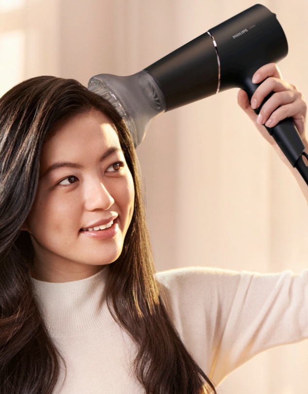 Philips - Philips Hair Dryer 5000, ThermoShield - Satin/Rose