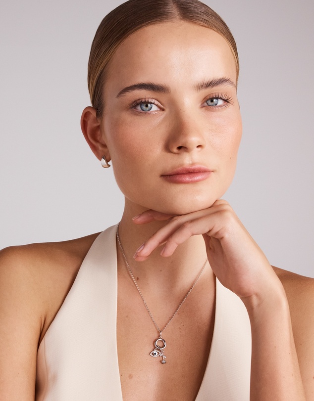 Michael Hill - 15mm Rose Pendant in Sterling Silver