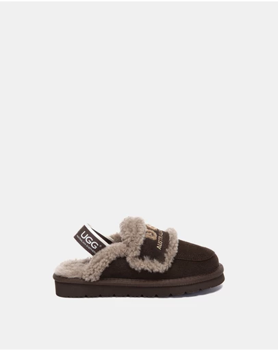 EVERAU - Australian Shepherd Ugg Rilee Kids Cow Suede Upper House Shoes