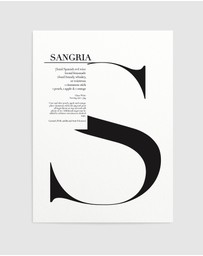 Olive et Oriel - Sangria Art Print