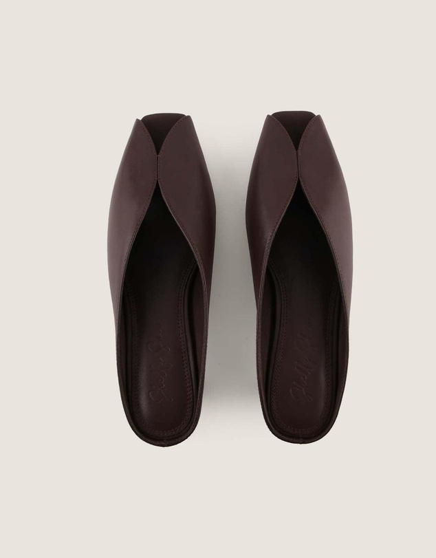 Shelly Shen - Cosmo Low Heels Brown Leather