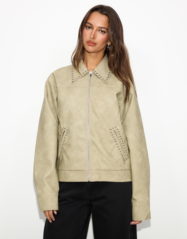 Dazie - Sandbank Studded Jacket