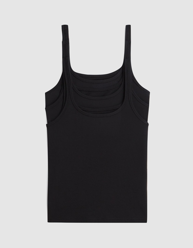 Tommy Hilfiger - 3 Pack Heritage Logo Lounge Tank Tops