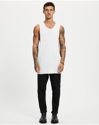 Surrounded By Ghosts - The Titanium Rib Knit Muscle T-Shirt