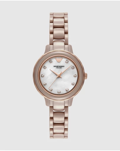 Emporio Armani - Taupe Analogue Watches