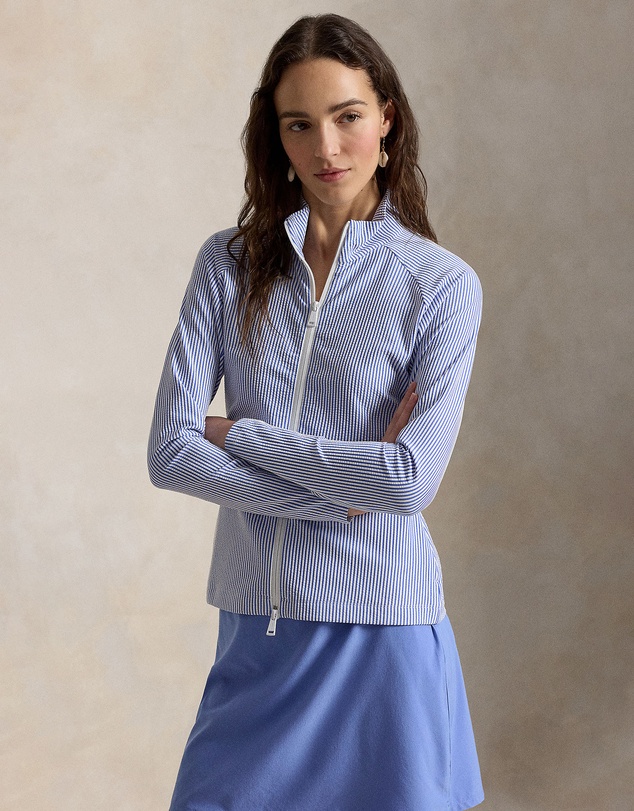 Polo Ralph Lauren - Seersucker Mockneck Zip Jacket