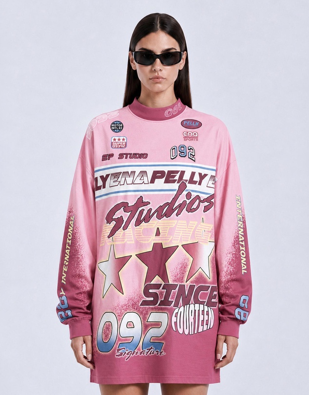 ENA PELLY - Speedway Tee Dress - ICONIC EXCUSIVE