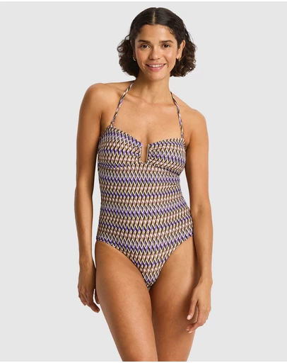 Sea Level Australia - Tessera U Bar Bandeau One Piece