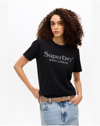 Superdry - Venue Metallic Graphic Tee