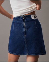 Calvin Klein Jeans - Denim A-line Mini Skirt