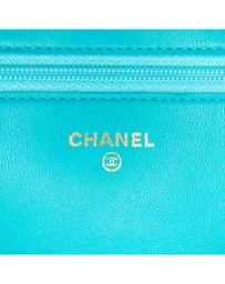 Pre-Loved by Azura Reborn - Pre-Loved chanel WOC Camellia Flower Leather Wallet