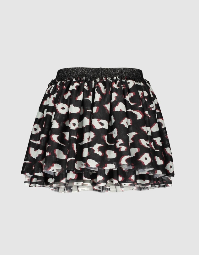 B.Nosy - Black Leopard Tutu Skirt - Kids-Teens