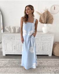 Esther & Co - Holden Dress - Blue Floral