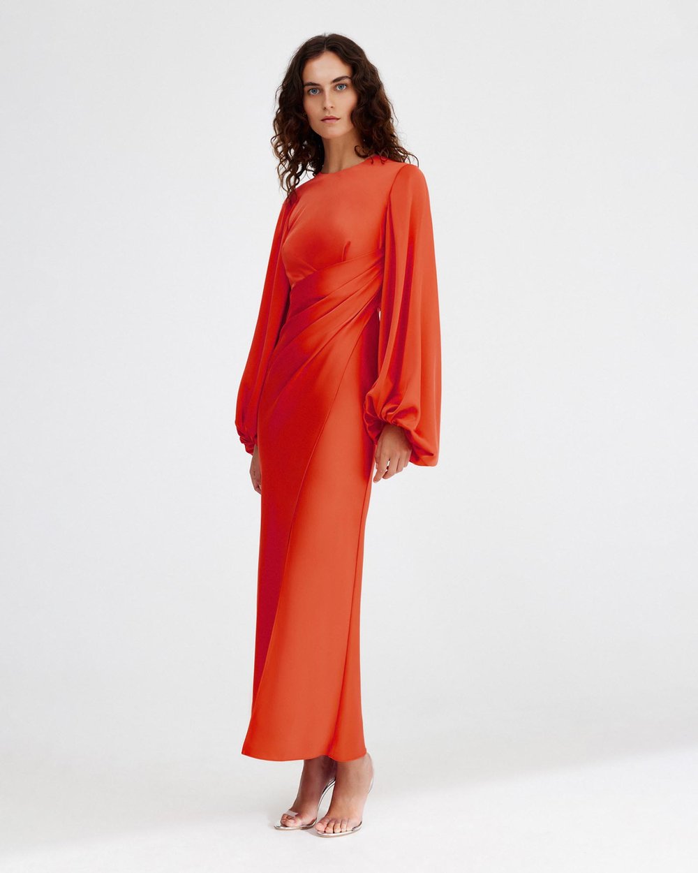 open lace back dress Significant Other Lara Long Sleeve Dress