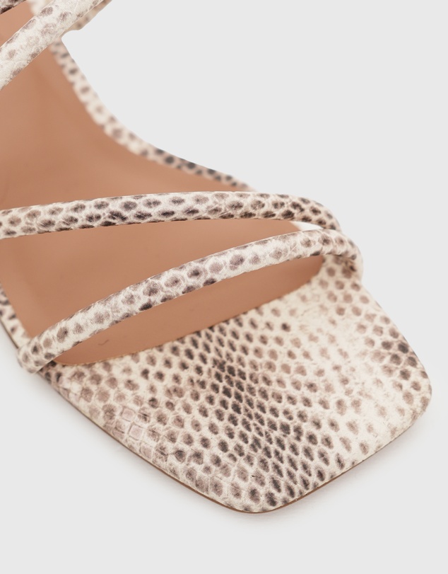 Betts - Hallie Low Wooden Block Heel Mules