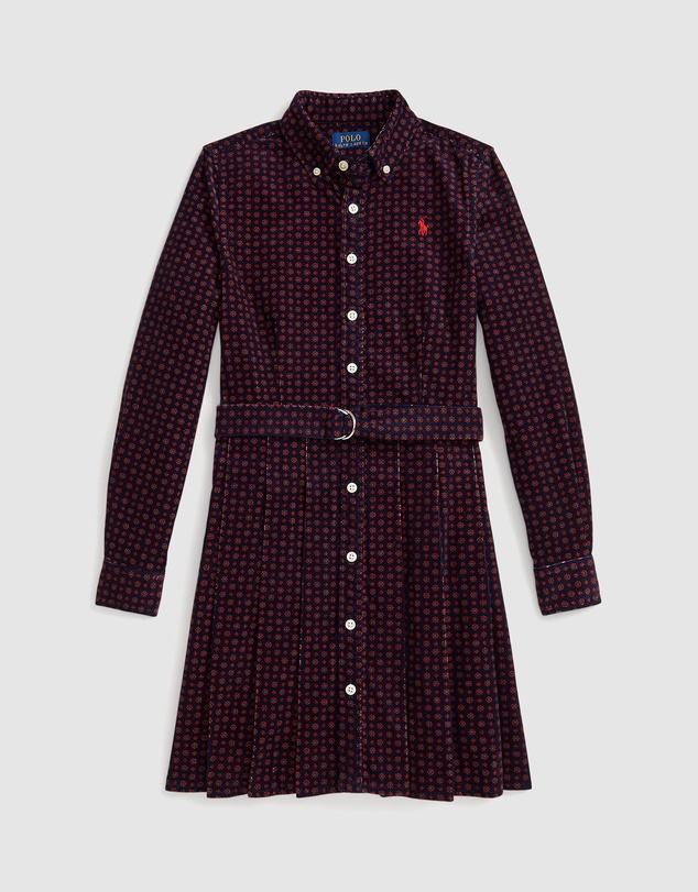 Polo Ralph Lauren - Belted Corduroy Shirtdress - ICONIC EXCLUSIVE - Teens