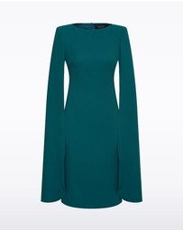 Carla Zampatti - Serpentine Crepe Lovero Midi Dress