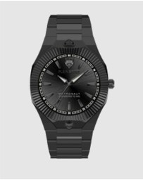 Plein Sport - PLEIN METRONAUT 42mm Black Dial and Black bracelet