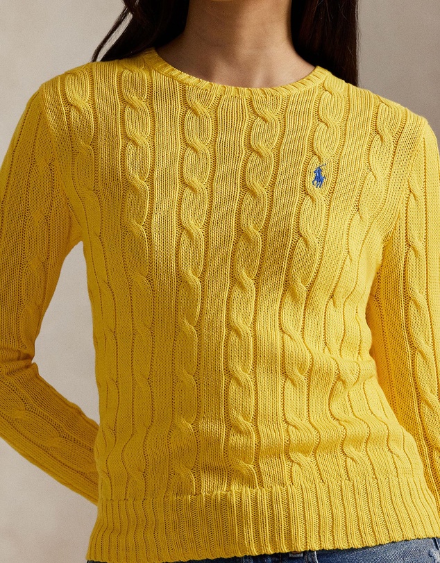 Polo Ralph Lauren - Cable-Knit Cotton Crewneck Sweater