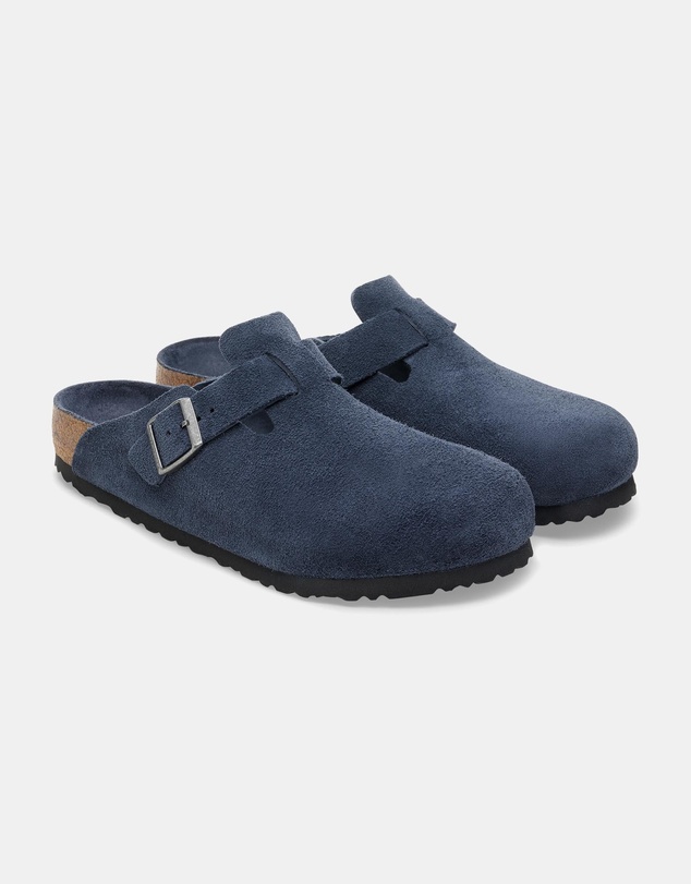 Birkenstock - Boston SFB Tonal Footbed Suede Leather Narrow - Women's
