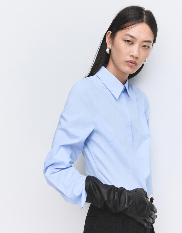 M.N.G - Slim-Fit Poplin Shirt