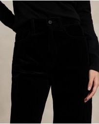 Polo Ralph Lauren - Cotton Corduroy Wide-Leg Pants - ICONIC EXCLUSIVE