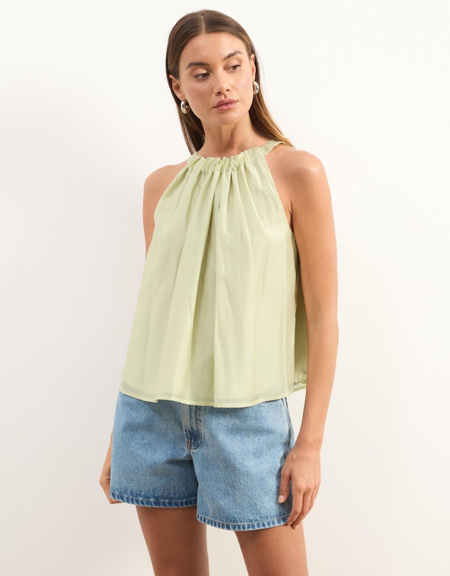 Atmos&Here - Paloma Voile Halter Neck Top