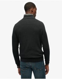 Superdry - Slim Fit Essentials Cotton Half Zip