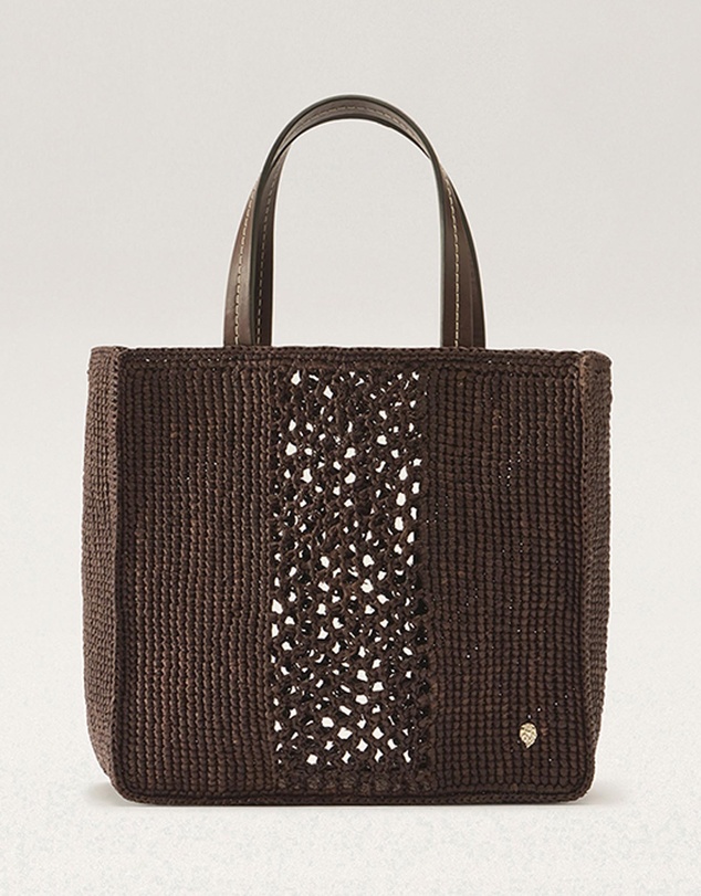 Helen Kaminski - Arleth Raffia Crochet Mini Tote