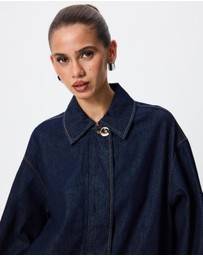 Tussah - Margot Chambray Bomber Jacket