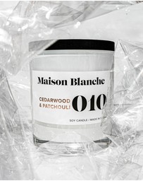 Maison Blanche - 010 Cedarwood & Patchouli - Large Candle