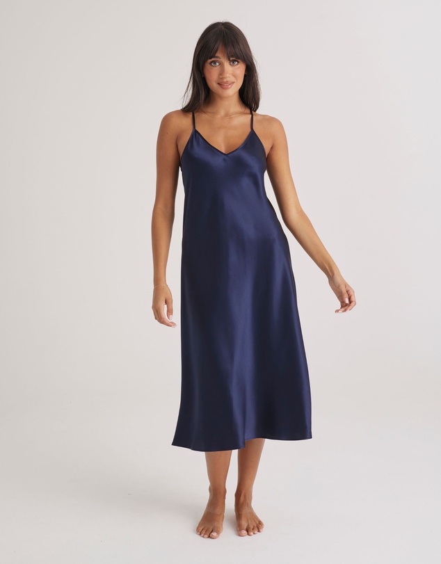 Love and Lustre - Silk Slip 3/4 Length