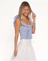 Petal & Pup - Dervla Top - Blue