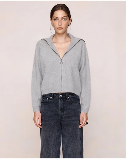 Marle - Oscar Wool-Cashmere Zip Up Cardigan