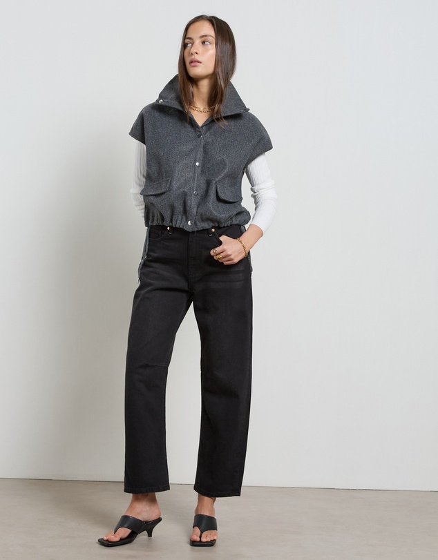 DRICOPER DENIM - Dina Cropped Barrel Jeans