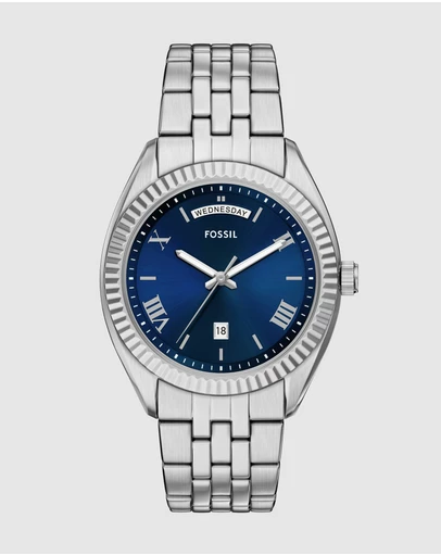 Fossil - Campbell Silver Analogue Watch