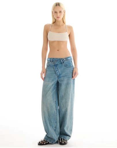 THE TALES - The Tales Cross Over Slouch Denim Jeans