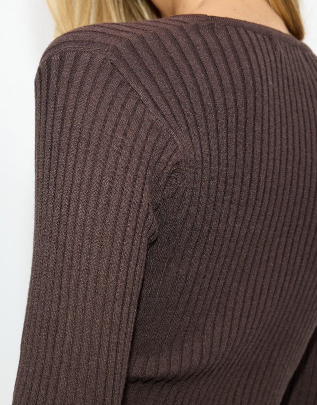 Dazie - Tessa Cropped Knit Cardigan