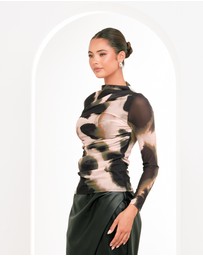 Pilgrim - Hunter Gathered Mesh Top