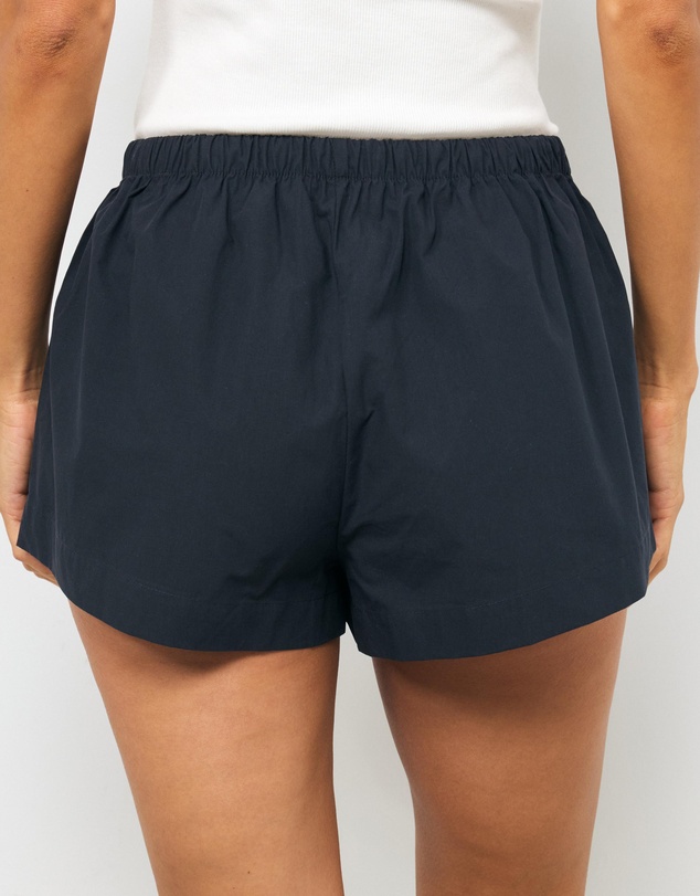 AERE - Lara Poplin Mini Shorts